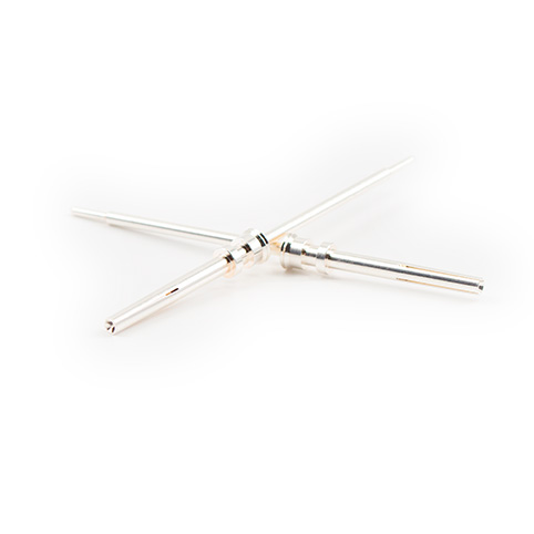 Contact with silver-plated